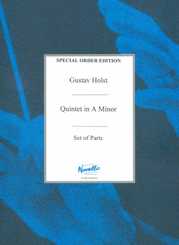 G. Holst: Quintett a-moll für Oboe,<br>Klar., Hrn, Fagott +Klavier - Stimmen