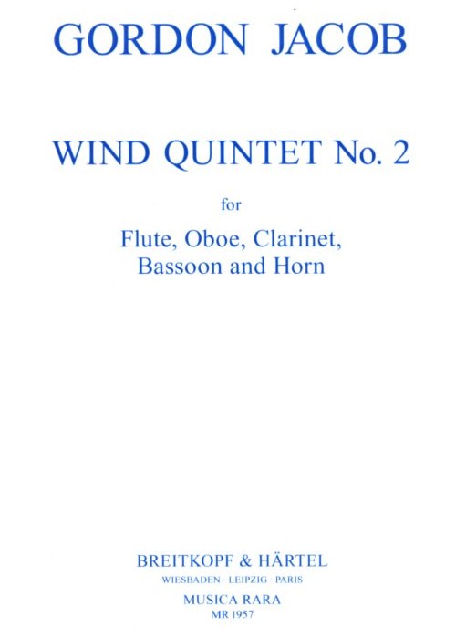 G. Jacob: Quintett No. 2 für<br>Holzbläserquintett