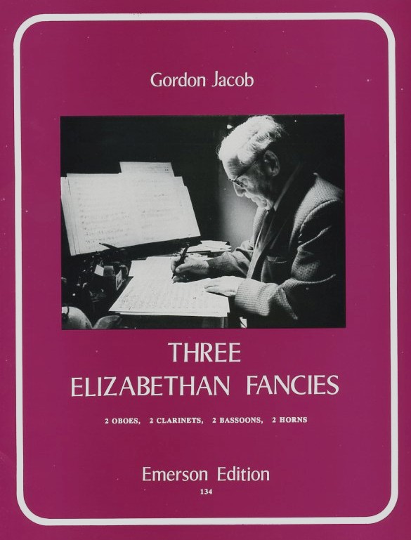 G. Jacob: 3 Elizabethan Fancies - für<br>Holzbläseroktett