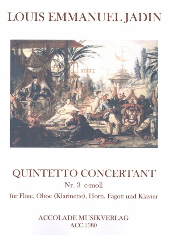 L. Jadin(1768-1853) Drittes Quintett<br>c-moll - Flöte, Oboe, Horn, Fagott+Klav.