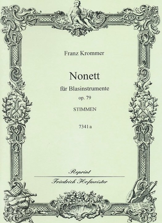 F. Krommer: Nonett Es-Dur für Blas-<br>instrumente op. 79 - Stimmen