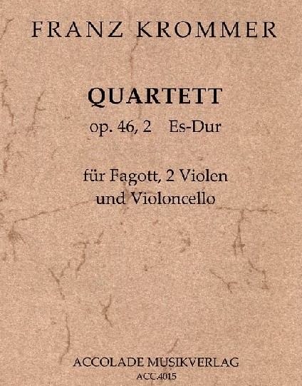 F. Krommer: Quartett Es-Dur op. 46/2<br>Fagott und Streicher