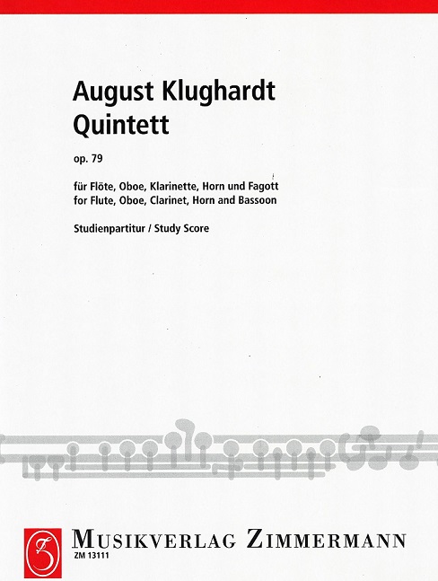A. Klughardt: Quintett f. Holzbläser<br>op. 79 - Partitur