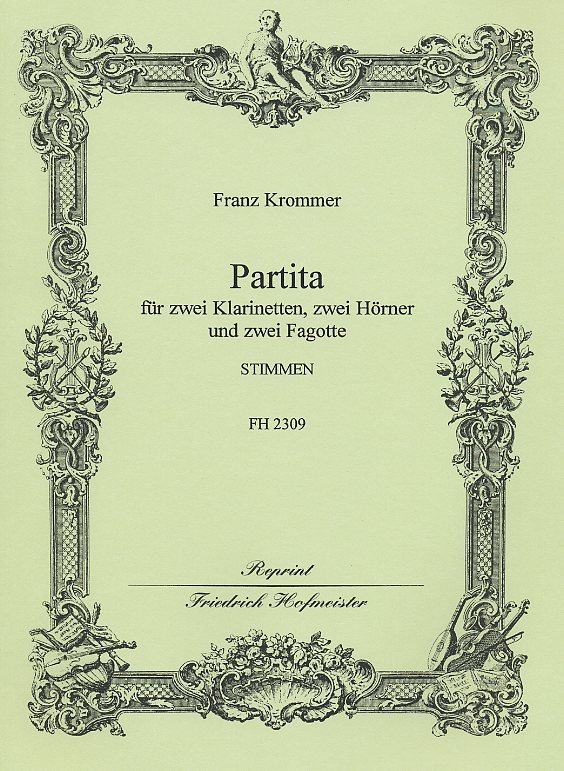 F. Krommer: Partita F-Dur fr<br>Blsersextett - Stimmen