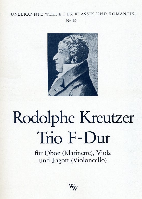 R. Kreutzer(1766-1831): Trio F-Dur<br>Oboe, Viola + Fagott