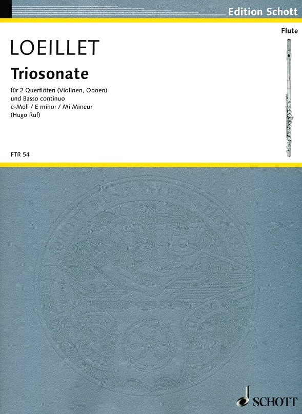 J.B. Loeillet: Triosonate e-moll<br>op. I/6 - fr 2 Oboen + BC