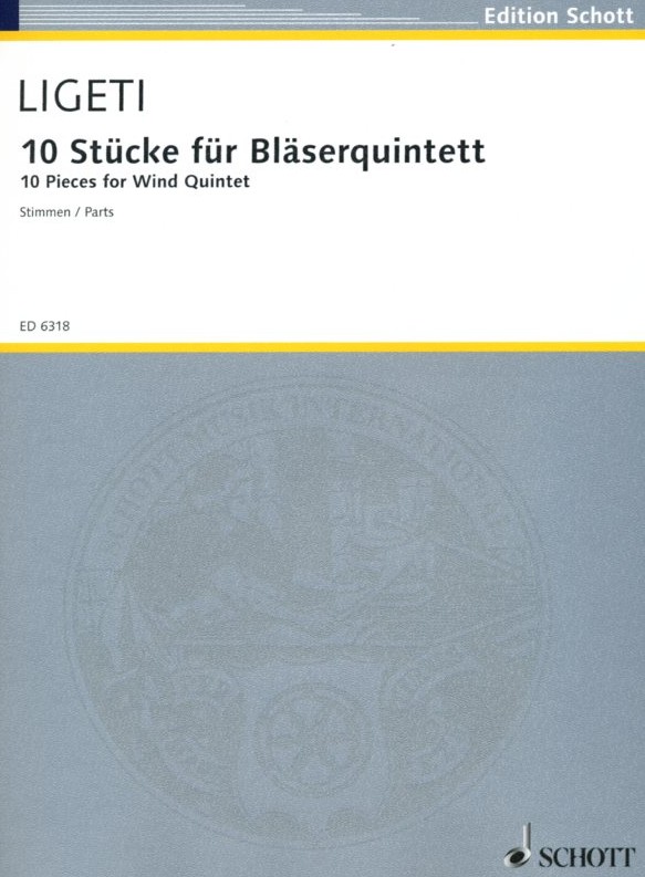 G. Ligeti: 10 Stücke für<br>Holzbläserquintett - Stimmen