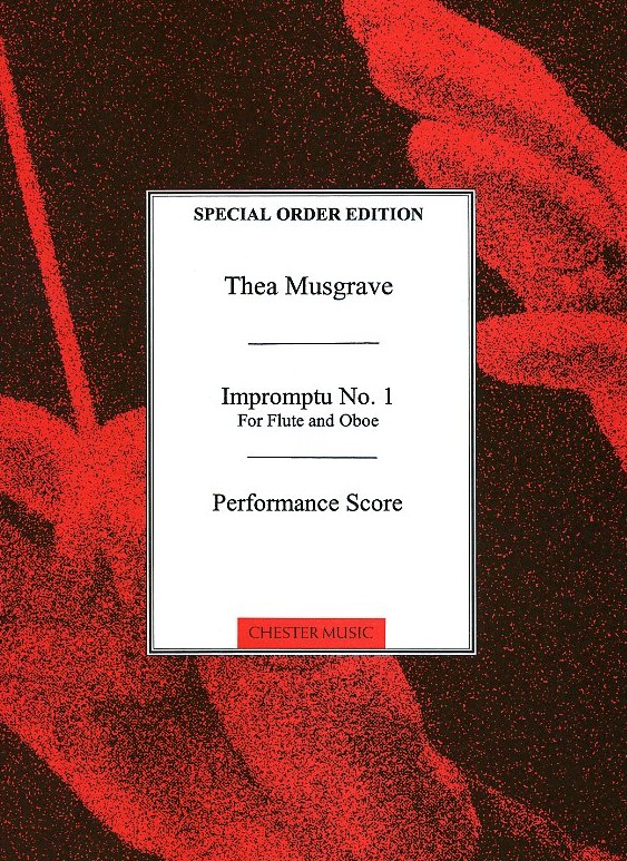 T. Musgrave: Impromptu No. 1 für<br>Querflöte + Oboe