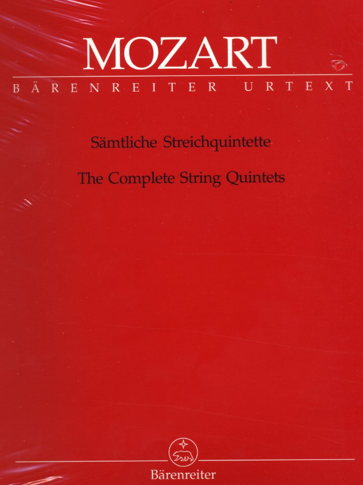W.A. Mozart: Quintett KV 406 c-moll<br>für Streicher (1. Viol./Oboe) -Stimmen