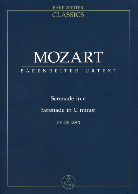 W.A. Mozart: Serenade No. 12 c-moll<br>KV 388 - Blseroktett / Partitur /BA