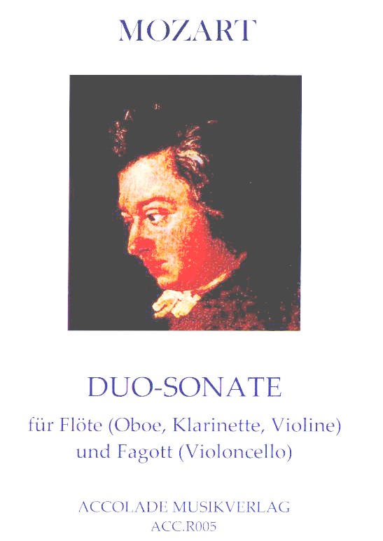 W.A. Mozart: Duo Sonate KV 292 für<br>Flöte (Oboe/Klarinette) +Fagott / Accola