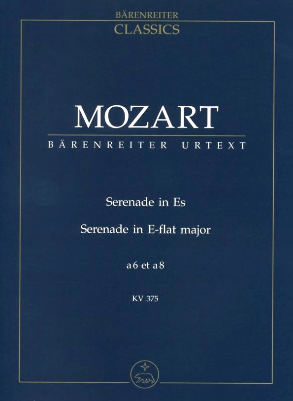 W.A. Mozart: Serenade Es-Dur<br>KV 375 - Blseroktett / Partitur /BA
