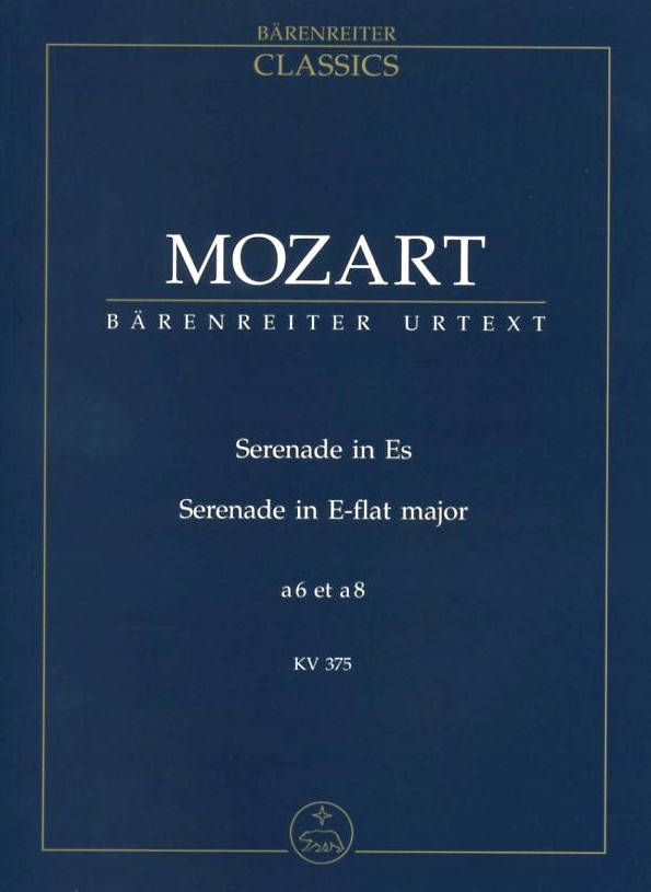 W.A. Mozart: Serenade Es-Dur<br>KV 375 - Blseroktett / Partitur /BA