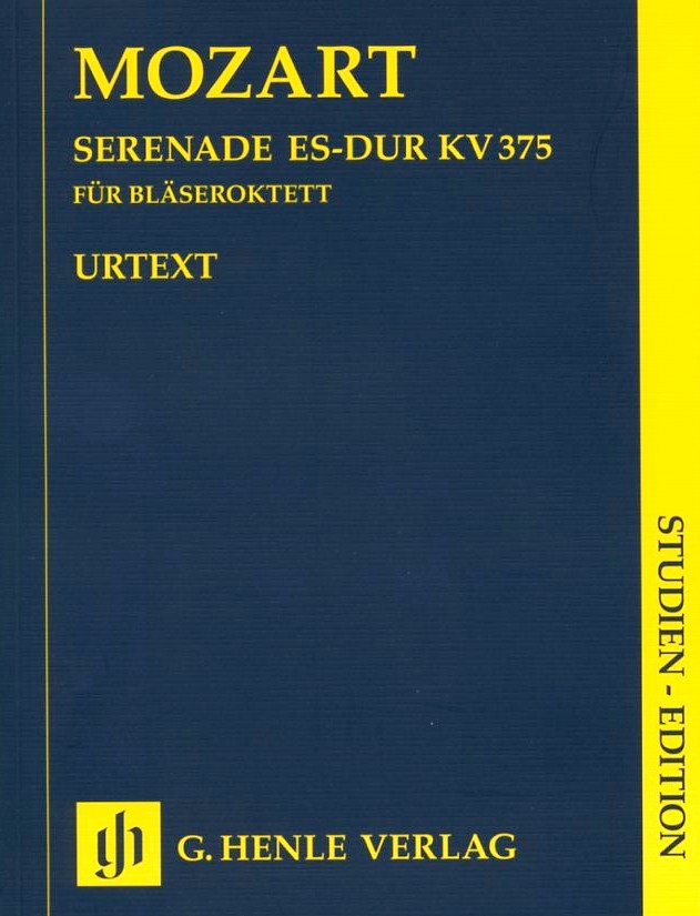 W.A. Mozart: Serenade Es-Dur<br>KV 375 - Bläseroktett / Partitur /Henle
