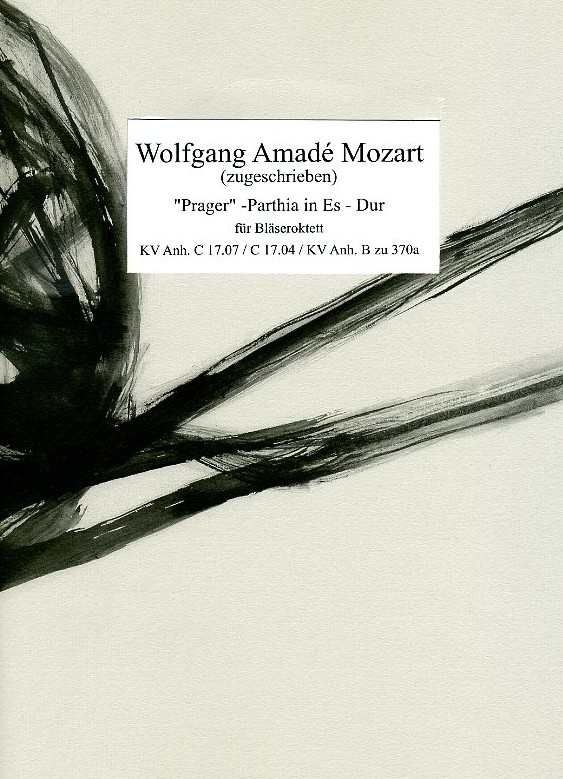 W.A. Mozart: Prager Parthia No. 3<br>Es-Dur - Blserokett - Partitur