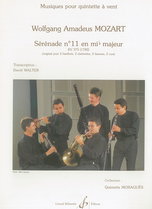 W.A. Mozart: Serenade Es-Dur KV 375<br>fr Blserquintett / St.+Part./D. Walter