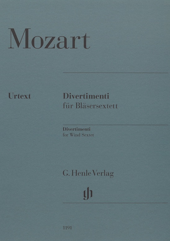 W.A. Mozart: Divertimenti fr Blsersext<br>KV 213, 240, 252, 253, 270 - Stimmen