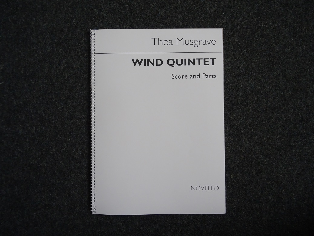 Thea Musgrave: Wind Quintett (1992)<br>Stimmen + Partitur