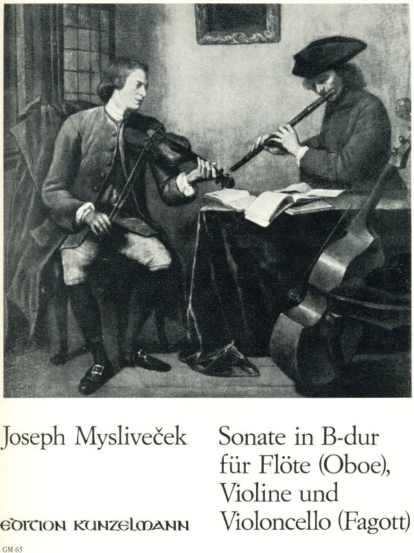 J. Myslivecek: Sonate B-Bur fr Flte<br>(Oboe), Violine + Celle (Fagott)