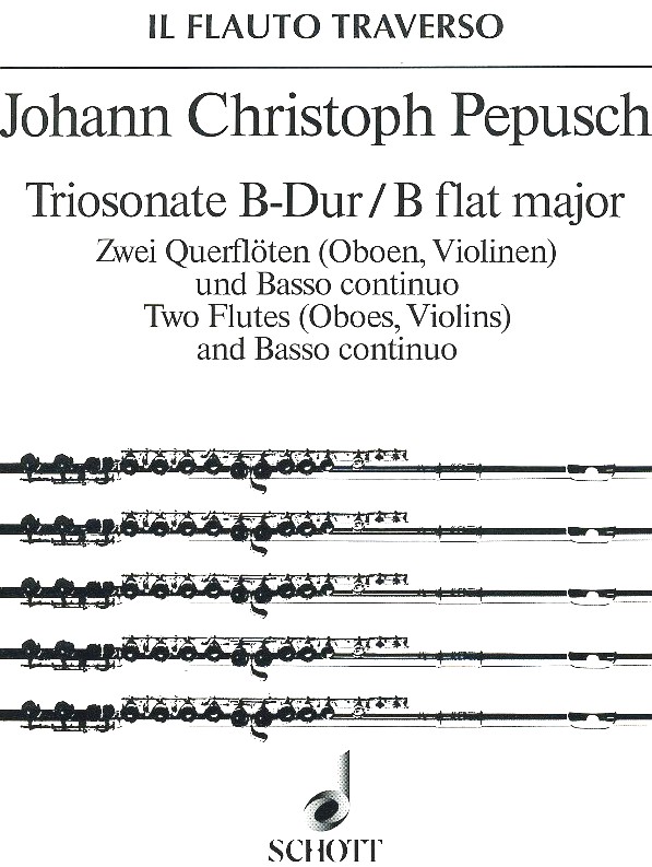 J.Chr. Pepusch: Triosonate in B-Dur<br>für 2 Oboen + BC