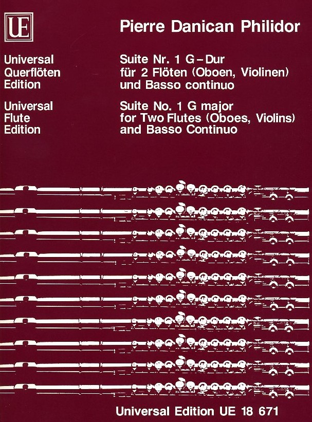 P. Danican-Philidor: Suite Nr. 1<br>G-Dur - 2 Oboen (Flten/Vl.) + BC