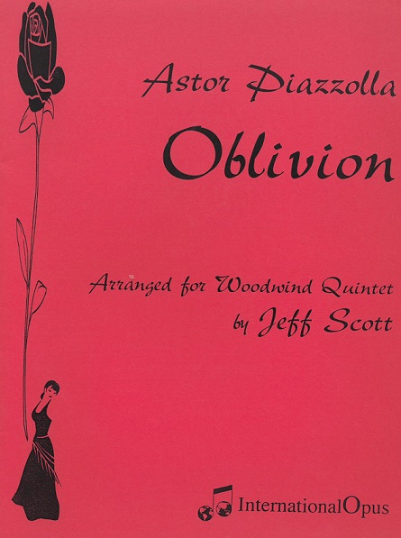 A. Piazzolla: &acute;Oblivion&acute; fr Holzblserq<br>arr. Jeff Scott - Stimmen + Partitur