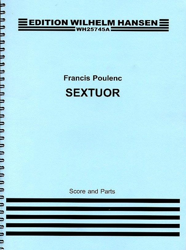 Poulenc: Sextett für Holzbläserquintett<br>+ Klavier / Stimmen + Partitur