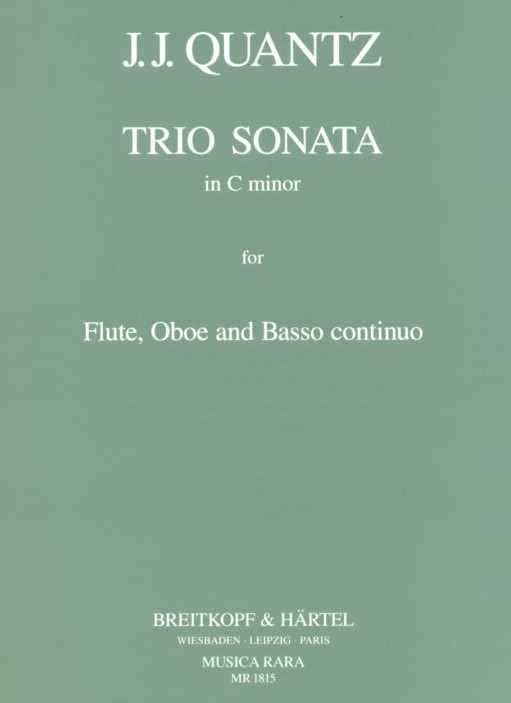 J.J. Quantz: Triosonate c-moll<br>Querflte, Oboe + BC / Hrg. Lasocki