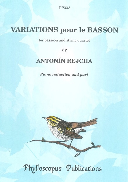 A. Reicha: Variations pour basson<br>Fagott +Streichquartett- Fagott +Klavier