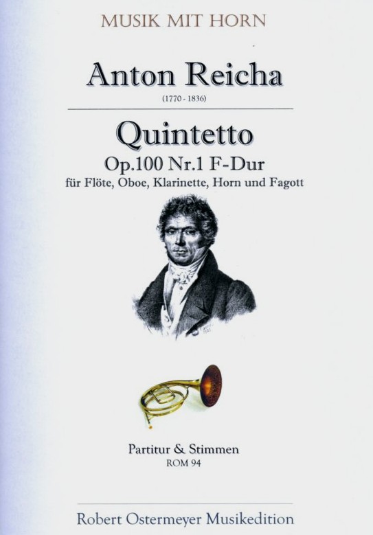A. Reicha Quintett F-Dur op. 100/1<br>fr Blserquintett - Stimmen + Partitur