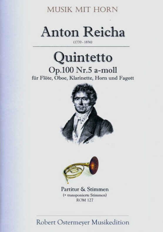 A. Reicha Quintett a-moll op. 100/5<br>fr Blserquintett - Stimmen + Partitur