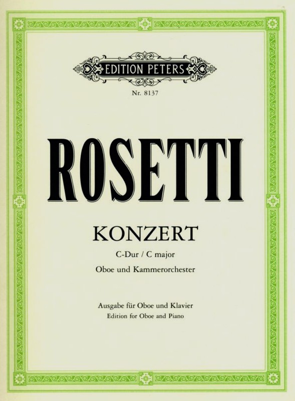 A. Rosetti: Konzert C-Dur für Oboe +<br>Kammerorchester - KA