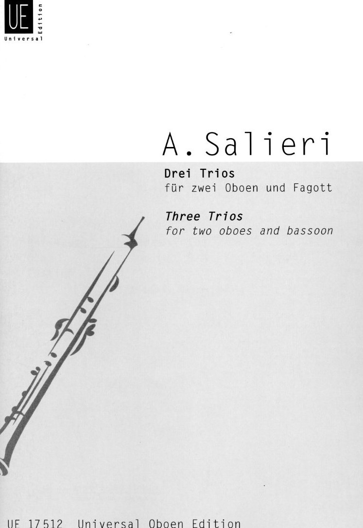 A. Salieri: Drei Trios für 2 Oboen<br>und Fagott