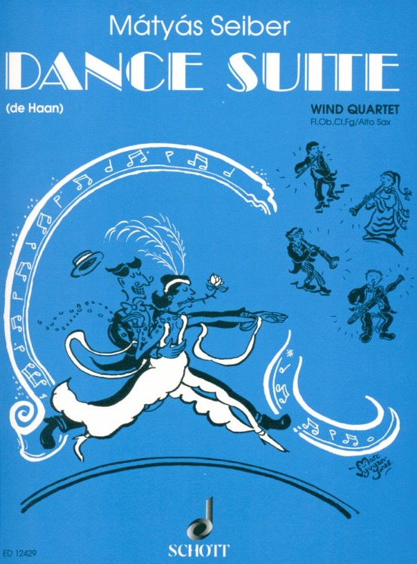 M. Seiber: Dance Suite für Flöte, Oboe,<br>Klarinetrte + Fagott - Stimmen