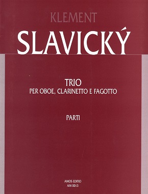K. Slavicky: Trio für Oboe, Klarinette<br>+ Fagott - Stimmen