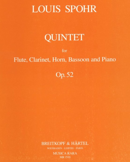 L. Spohr: Quintett op. 52 fr<br>Flte, Klarintte, Horn, Fagott + Klavier