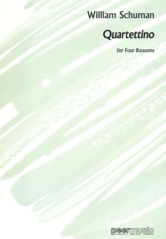 W. Schumann: Quartettino (1939)<br>fr 4 Fagotte