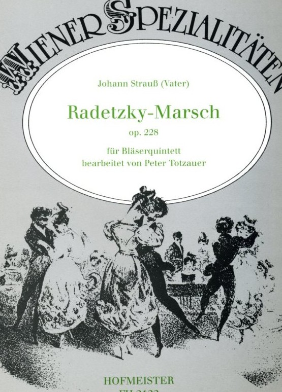 J. Strauß(Vater): Radetzky Marsch<br>für Holzbläserquintett