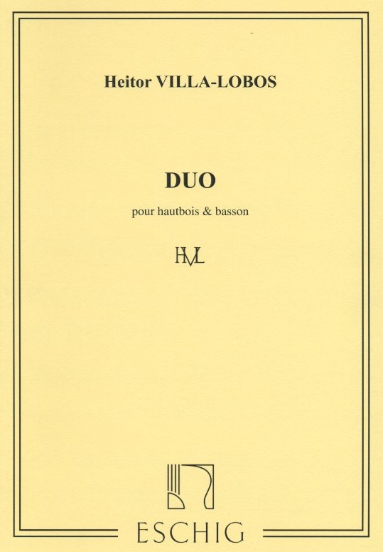 H. Villa-Lobos:<br>Duo für Oboe + Fagott