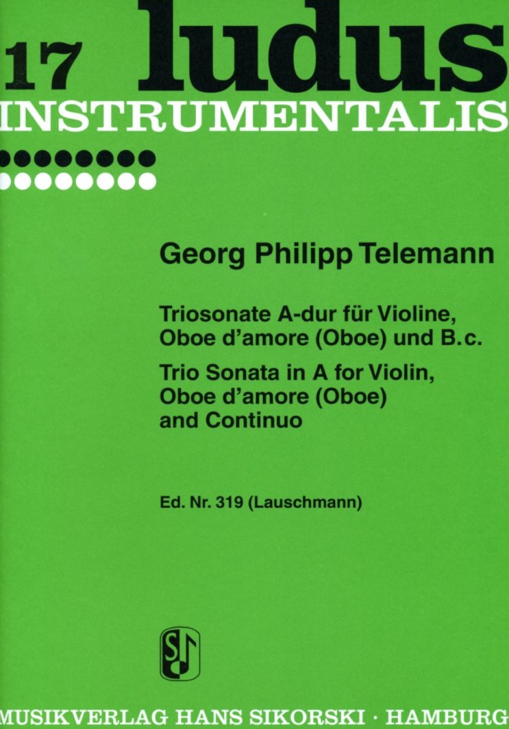 G.Ph. Telemann: Triosonate A-Dur<br>fr Oboe dmore, Viol. + BC