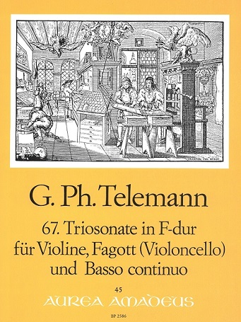 G.Ph. Telemann: 67. Triosonate F-Dur<br>(TWV 42:F1) für Oboe/Violine +Fagott + B