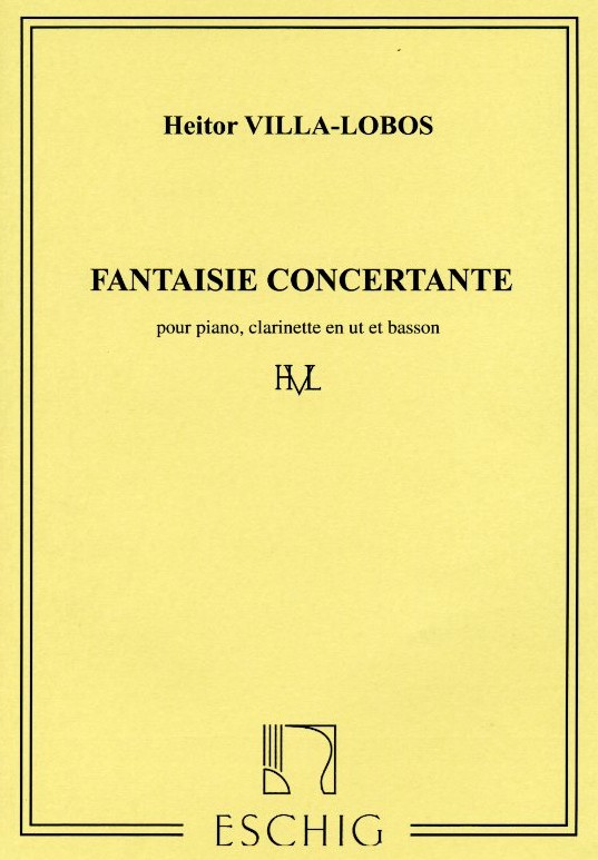H. Villa Lobos: &acute;Fantasie Concertante&acute;<br>Trio fr Klarinette, Fagott, Klavier