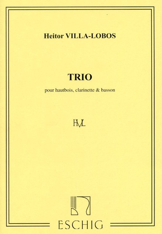 H. Villa-Lobos: Trio für Oboe, Klari-<br>nette + Fagott - Stimmen