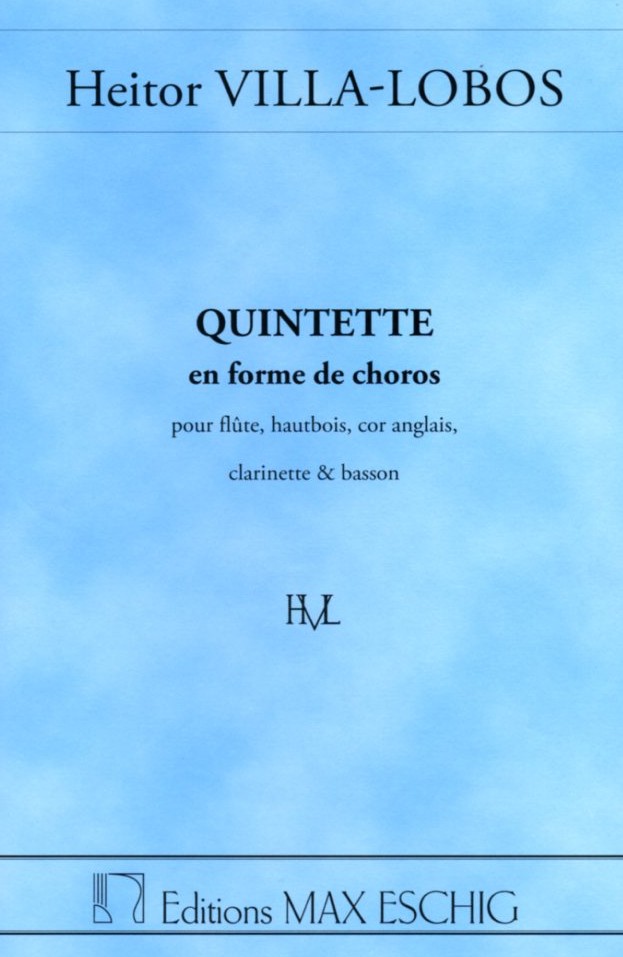 H. Villa-Lobos: Quintette en forme de<br>choros (rev. 1958) - Partitur