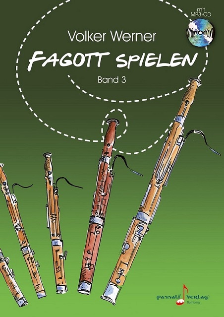 V. Werner: Fagott-Spielen Band 3<br>Fagottschule + MP3-CD