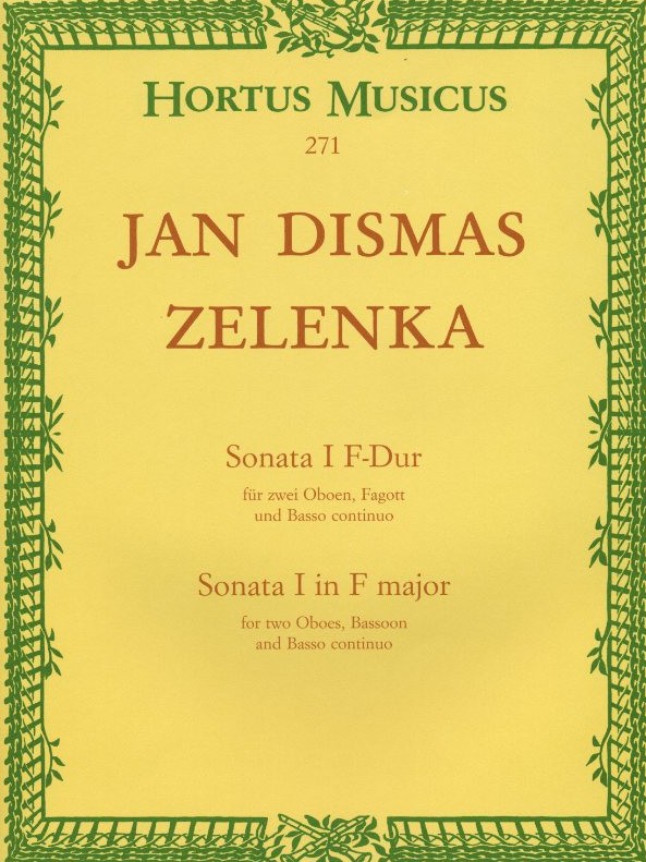 J.D. Zelenka: Triosonate I F-Dur<br>fr 2 Oboen, Fagott + BC