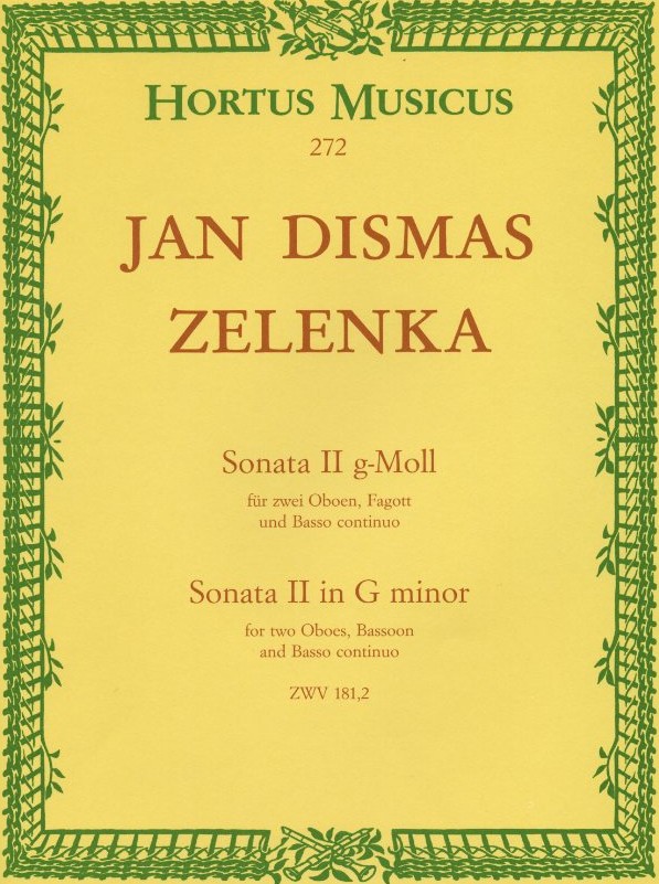 J.D. Zelenka: Triosonate II g-moll<br>für 2 Oboen, Fagott + BC