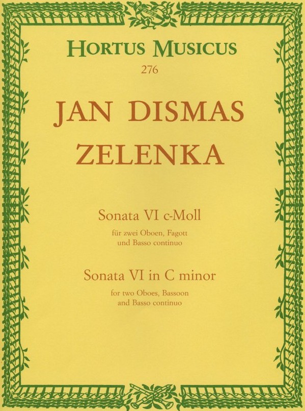 J.D. Zelenka: Triosonate VI c-moll<br>fr 2 Oboen, Fagott + BC