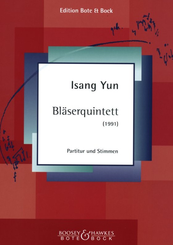 I. Yun: Bläserquintett (1991)<br>Partitur + Stimmen
