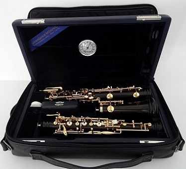 Mönnig Oboe Mod. 155 AM # 5164<br>2 Jahre alt - vergoldet - generalüberhol